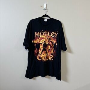 Motley Crue Las Vegas 2013 evening in Hell short sleeve graphic t-shirt